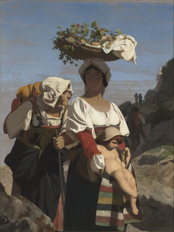 Due contadine italiane e un bambino - Museo d'Orsay, Parigi